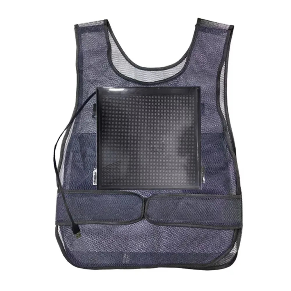 Advertising LED Vest with LED Screen Wireless APP Control LED Display Clothing Creative Eye Catching LED Backpack for Marketing